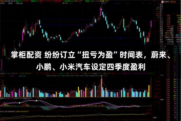 掌柜配资 纷纷订立“扭亏为盈”时间表，蔚来、小鹏、小米汽车设定四季度盈利