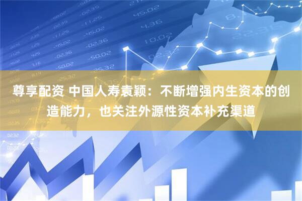 尊享配资 中国人寿袁颖：不断增强内生资本的创造能力，也关注外源性资本补充渠道