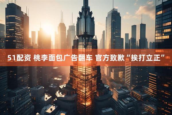 51配资 桃李面包广告翻车 官方致歉“挨打立正”